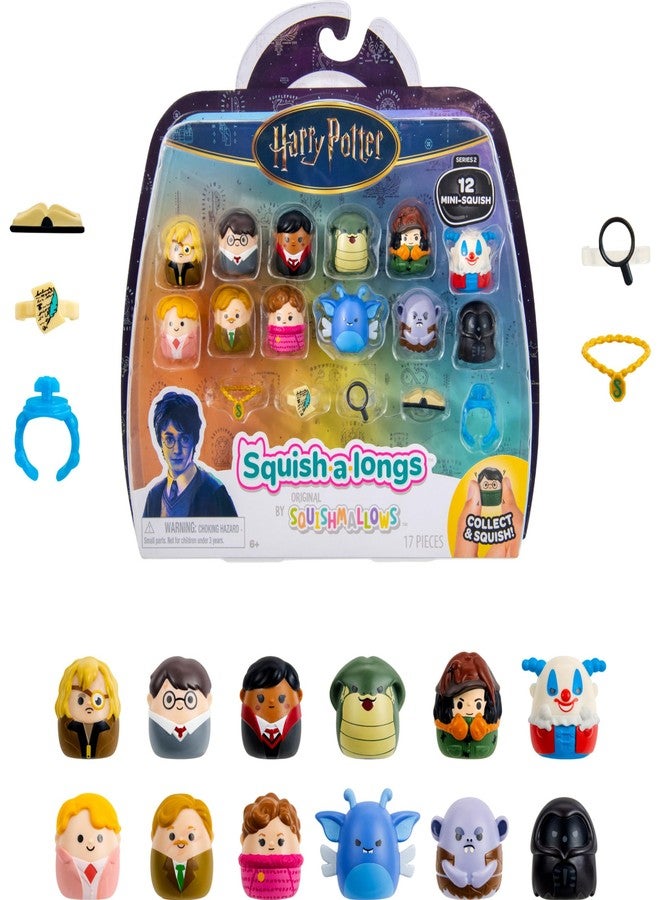 Squish-a-longs “Harry Potter” Mini-Squish + Accessory 12-Pack - Defense Against The Dark Arts Class - Image 1