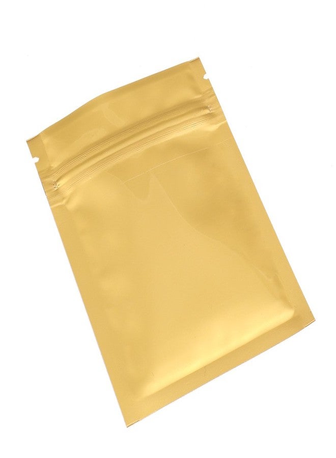 QQ Studio 100 Double-Sided Metallic Color Foil QuickQlick™ Resealable Flat Packaging Pouch Bags (Glossy Assorted Color, 3" x 4") - Image 4