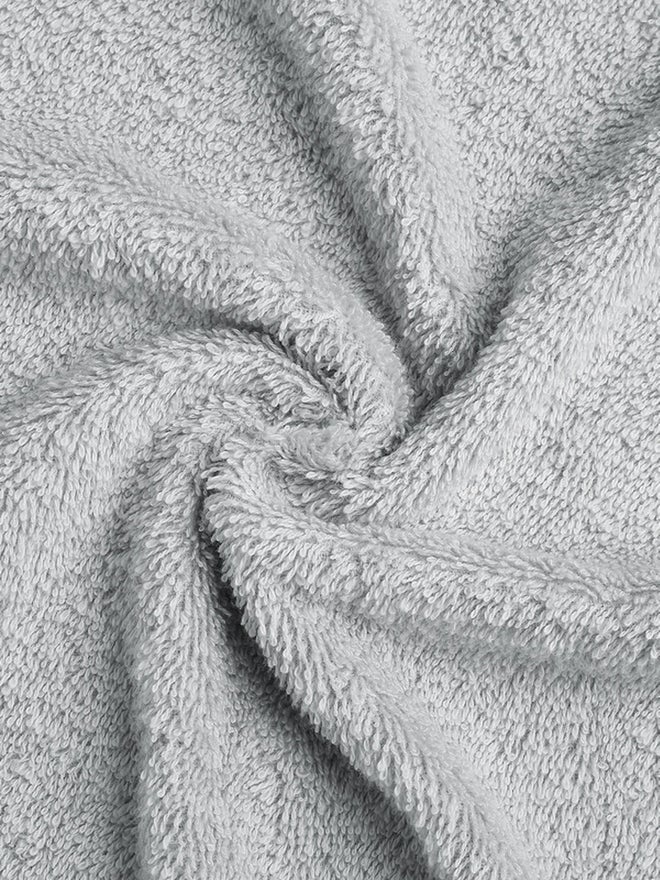 FIELDCREST 8-Piece Plain Towel Pack Of Wash Cloth 33X33Cm 500 Gsm Glazier Grey - Image 4
