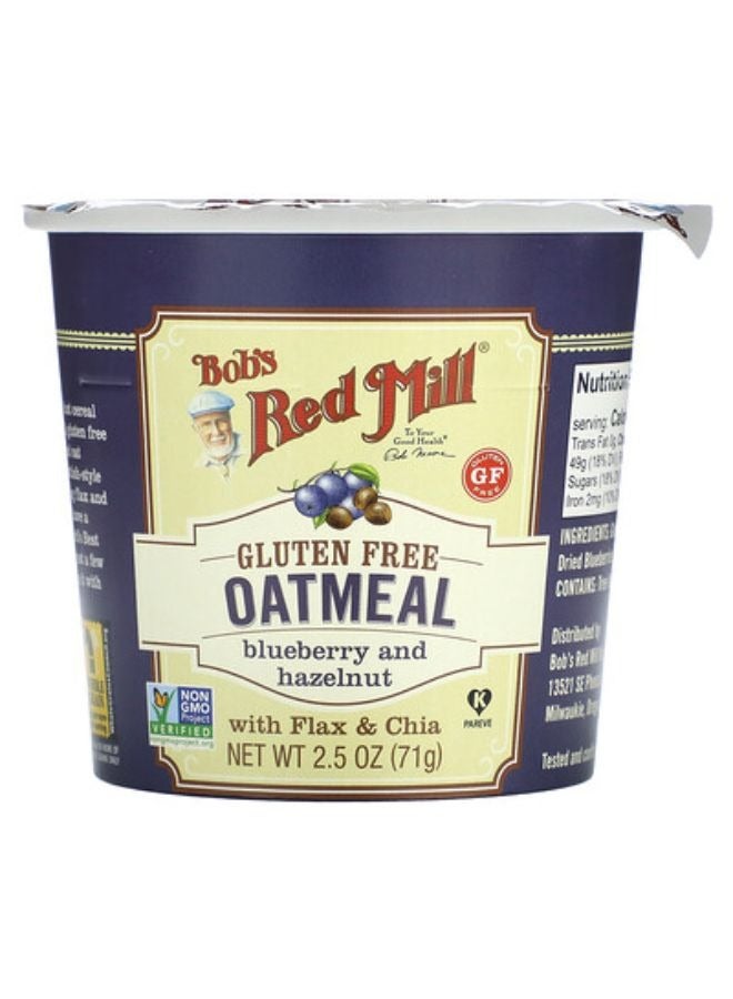 Bob's Red Mill Blueberry & Hazelnut Oatmeal Cup 70g - Image 1