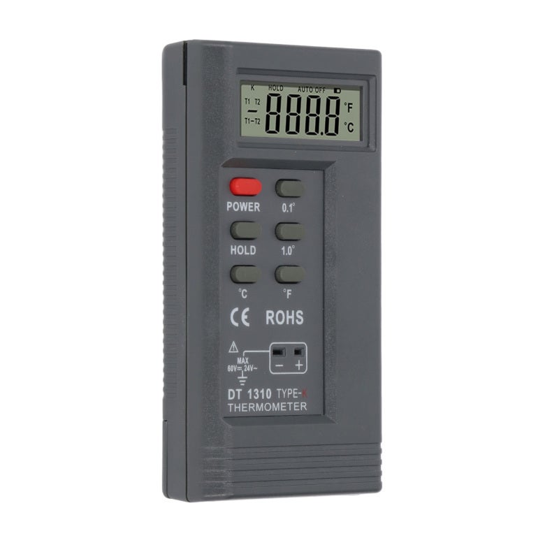 K Type Thermometer -328℉ To 2498℉ High Accuracy Measurement Digital Thermometer - Large 3.5Inch LED Display Portable Thermometer For Industrial Culinary Home Use - Image 5