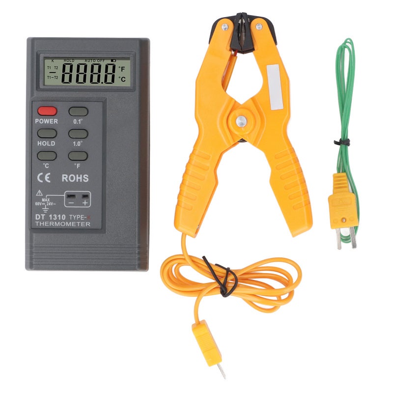 K Type Thermometer -328℉ To 2498℉ High Accuracy Measurement Digital Thermometer - Large 3.5Inch LED Display Portable Thermometer For Industrial Culinary Home Use - Image 1