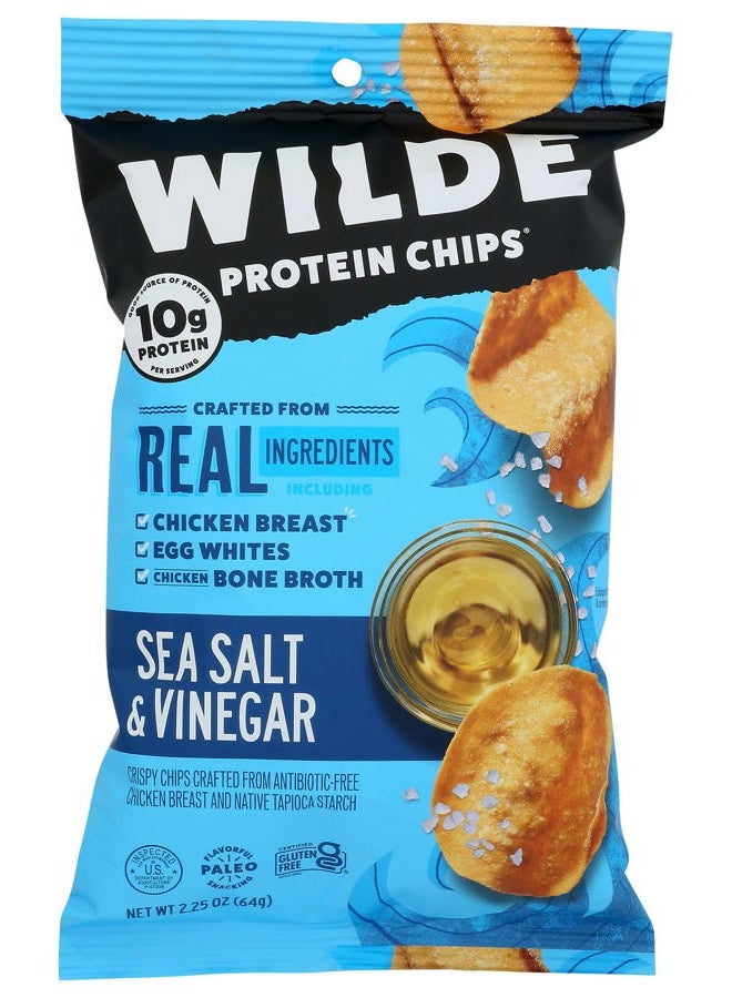 Wilde Chips Wilde Brands Sea Salt Vinegar Chicken Chips, 2.25 Oz - Image 1