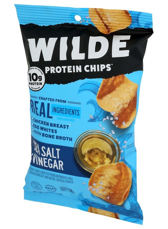 Wilde Chips Wilde Brands Sea Salt Vinegar Chicken Chips, 2.25 Oz - Image 2