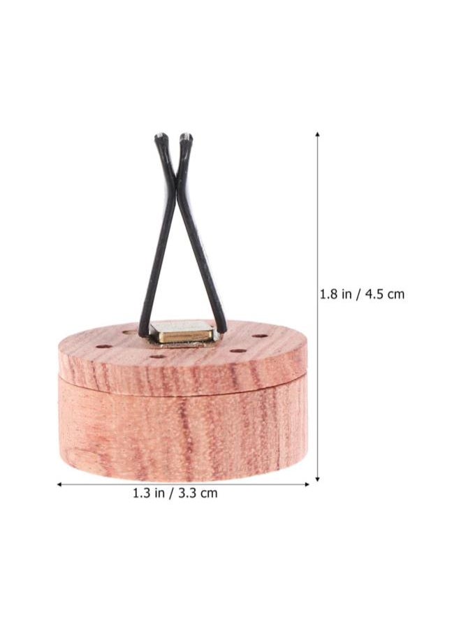 WYBOT - 1PC Essential Oil Wooden Diffuser, Portable Natural Aromatherapy Diffuser, Wood Diffuser, Essential Oil Diffuser for Bedroom Office (Round Rosewood) - Image 1