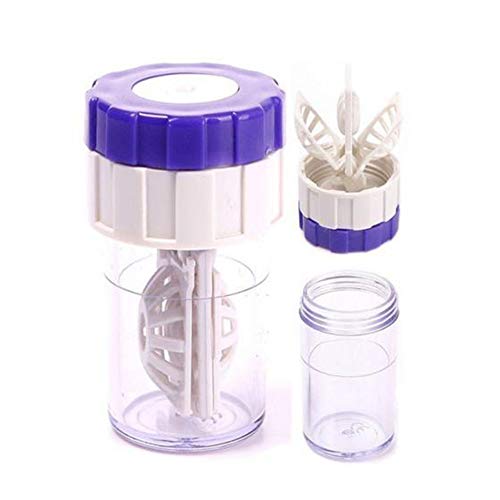Visions India Spin & Clean Anti Bacetria Leak Proof Contact Lens Storage Case. (2 Pcs) - Image 2