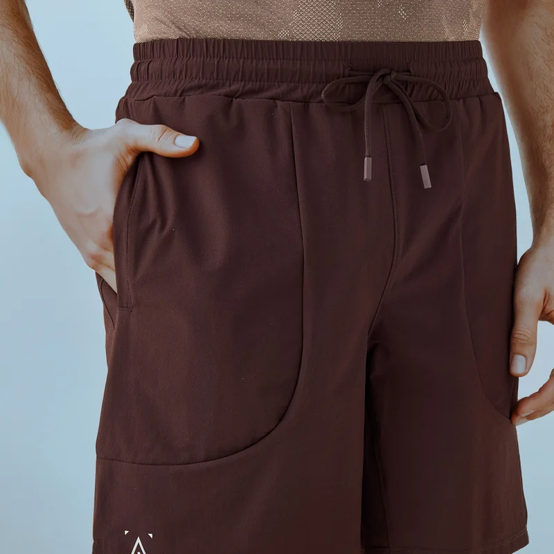 Splash Active  Regular Fit Shorts with Drawstring Closure for Men | Best Price UAE