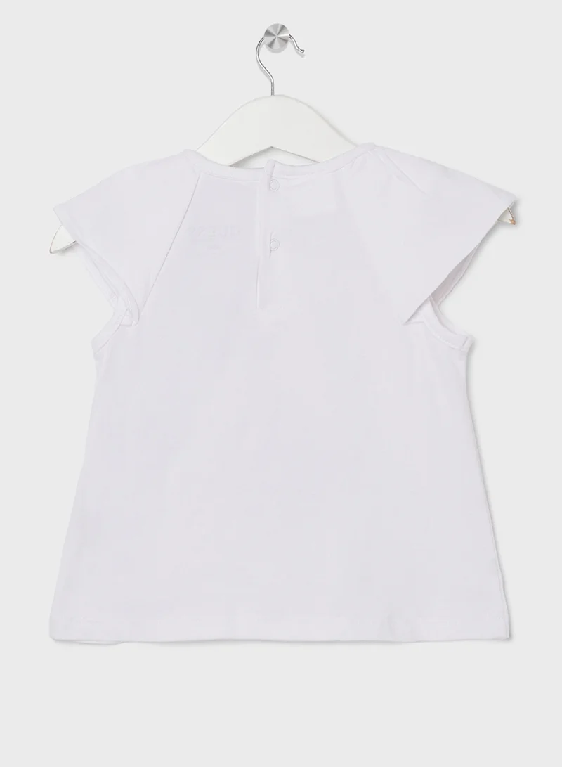 GUESS Infant Graphic Printed  T-Shirt & Jersey Skirt Set