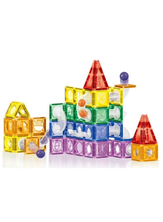 Kikibebe Colored Window Magnet Blocks – 123 Pieces – Multicolor - Image 2
