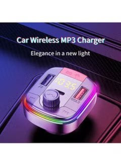 MR.SMART Car MP3 Music Player BT FM Transmitter Radio Receiver PD/USB Car Charger Hands-Free Calling Support U-Disk Playback Voltage Display  - Image 2