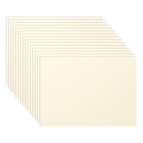 Guakicae 60 Sheets Cream Cardstock 5 x 7 Ivory Paper, 300gsm/110lb Heavyweight Flat Paper Off White Card Stock for DIY Card Making, Business Cards, Thank You Cards, Certificates, Menus - Image 1