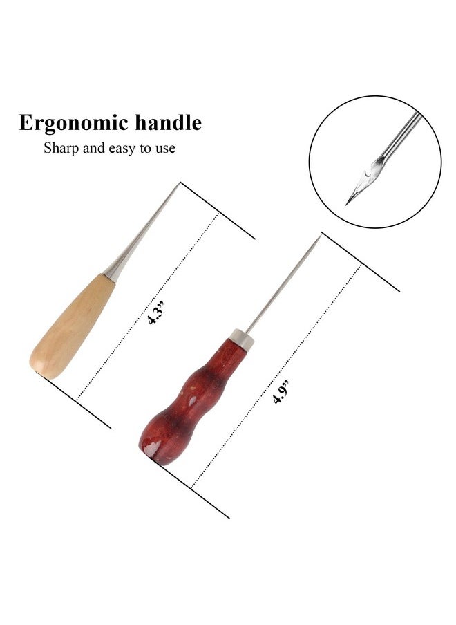 Samplife - Book Binding Kitsbookbinding Kit For Beginners Starter Tools Setbook Making Kit Bookbinding Supplies 34 Pcshand Bookbinding Tools With Bone Folder Creaser Awlwax Thread Sewing Supplies Kit - Image 1
