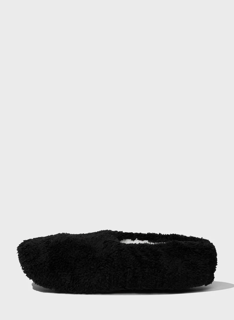 DeFacto Shearling Bedroom Slippers