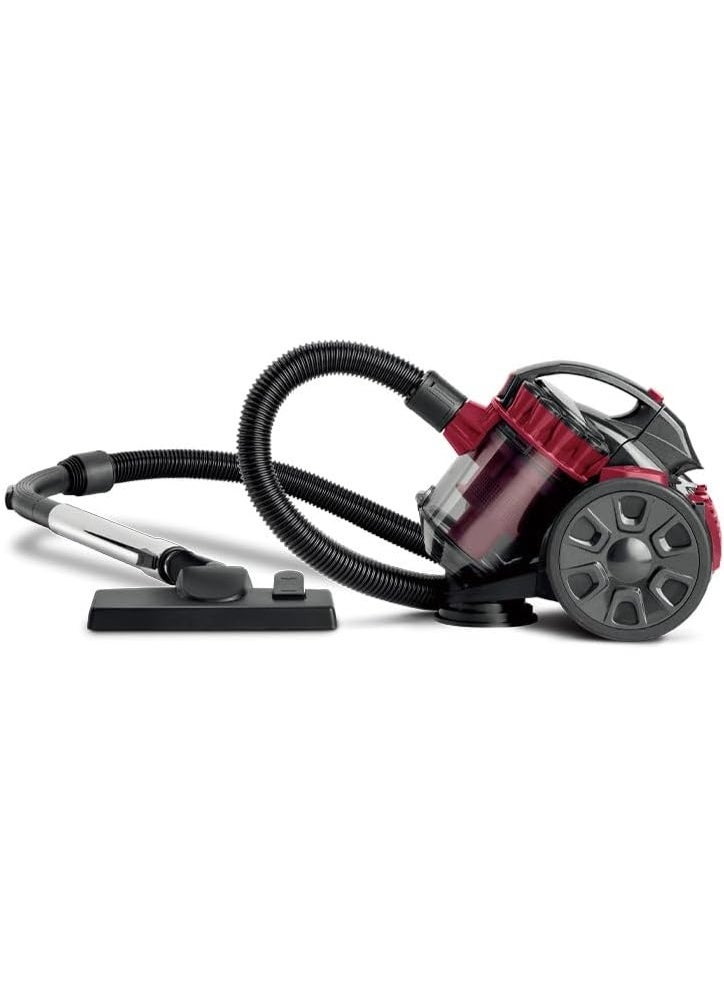 2600W Bagless Cylinder Vacuum Cleaner High Power Motor with Multi-Cyclone Suction  4-Stage HEPA Filter 1.5L Capacity & 5m Cable  for Pet Hair & All Floors - Image 1