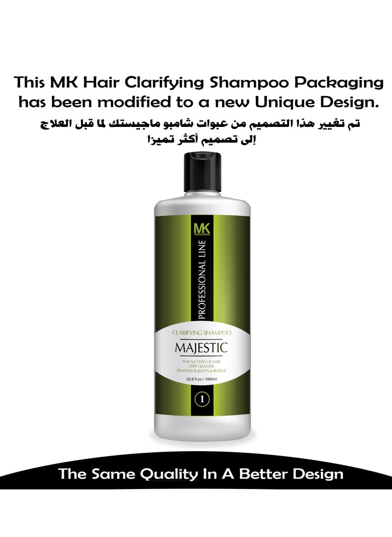 Majestic Keratin Majestic Keratin Clarifying All Hairs Shampoo for Women, 1000 ml  - Image 5