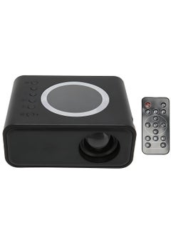 Generic Mini Projector, 1080P HD Support Wired Wireless Screen Projection Mobile Power Supply Kids Gift, Movie Projector for OS X for Android (Black)  - Image 1