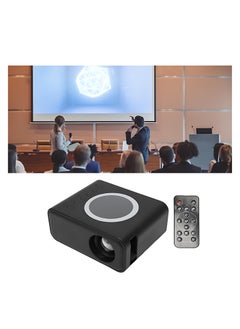 Generic Mini Projector, 1080P HD Support Wired Wireless Screen Projection Mobile Power Supply Kids Gift, Movie Projector for OS X for Android (Black)  - Image 3