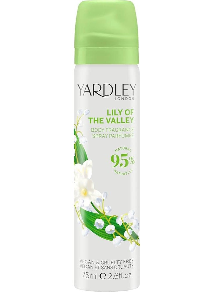 Yardley 75ML Spray Perfume Lily of the Valley