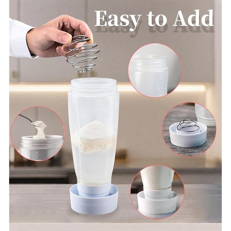 Korvanta Pancake Batter Dispenser,Pancake Batter Dispenser Bottle with Whisk Ball and Stand Base, Batter Mixer and Dispenser for Pancakes, Crepes, Waffle,Kitchen Baking Tool One Pack - Image 3