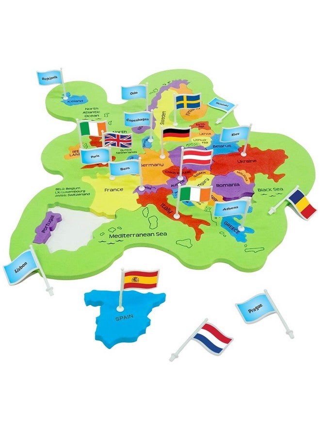إيماجيميك Imagimake Mapology Europe With Capitals - تعلم الدول الأوروبية مع عواصمها - لعبة تعليمية للأطفال فوق سن 5 سنوات - Image 1