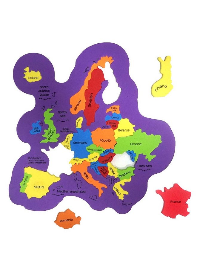 إيماجيميك Imagimake Mapology Europe With Capitals - تعلم الدول الأوروبية مع عواصمها - لعبة تعليمية للأطفال فوق سن 5 سنوات - Image 4