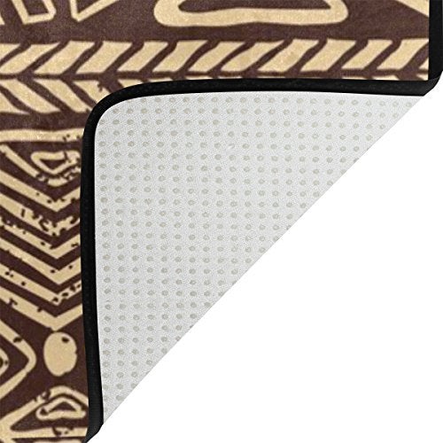 Bolaz African Tribal Print Area Rug Rugs Non-Slip Floor Mat Doormats Living Room Bedroom 60 x 39 inches (60 x 39 inch) - Image 4