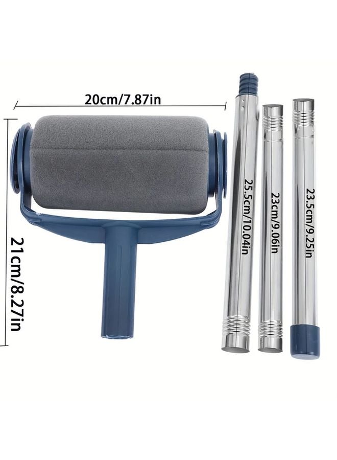 Paint Roller Brush With Splicing Rod For Wall And Furniture Renovation - Image 4