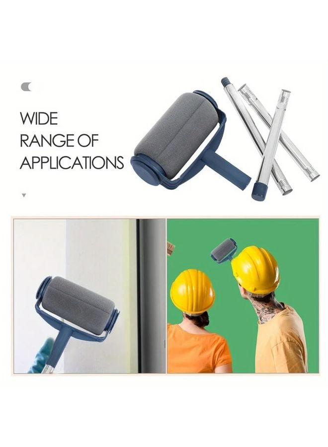 Paint Roller Brush With Splicing Rod For Wall And Furniture Renovation - Image 5