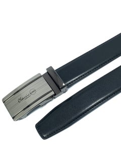 Classic Milano Classic Milano Men’s Leather Belt | Genuine Leather Formal Belt for men with Automatic Buckle | Men's Belts with Elegant Gift Box | Genuine Leather Ratchet Dress Belt for formal attire  - Image 2