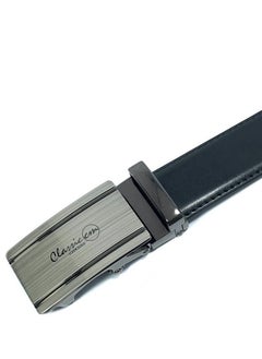 Classic Milano Classic Milano Men’s Leather Belt | Genuine Leather Formal Belt for men with Automatic Buckle | Men's Belts with Elegant Gift Box | Genuine Leather Ratchet Dress Belt for formal attire  - Image 3