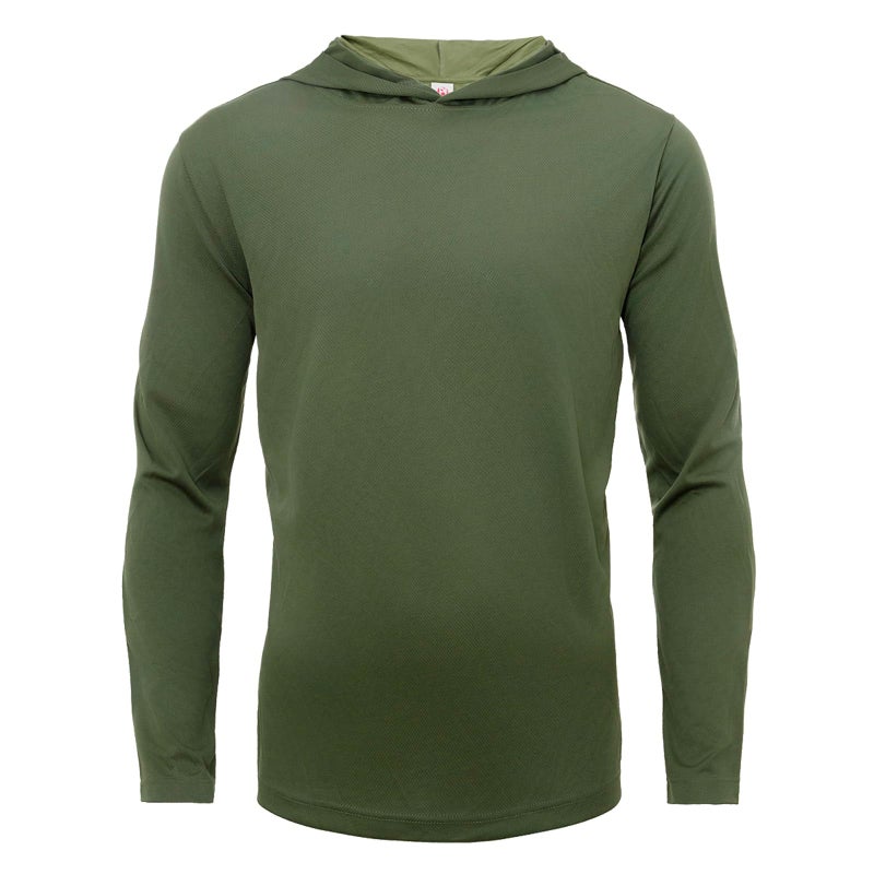 LeeHanTon 5 Pack Men's Hooded UPF 50+ Sun Protection T Shirts Breathable Long Sleeve Athletic Fishing Shirts Rash Guards Shirt XL - Image 4