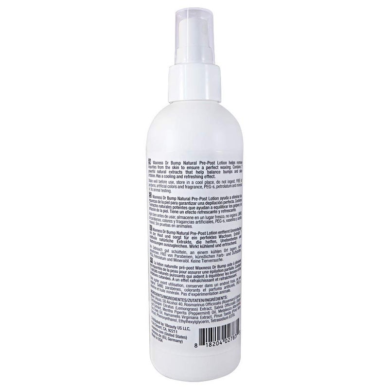 wax necessities واكسنس واكس نيسيسيتس دكتور بامب لوشن طبيعي قبل وبعد مع النعناع والميرمية وإكليل الجبل وشجرة الشاي 8 أونصات - Image 4