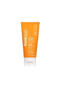 Think Think Tinted Sunscreen for Face, SPF 30, 24.25% Zinc Oxide, 2 Oz, Safe, Natural, Water Resistant Reef Safe Sunscreen, All Skin Tones, Broad Spectrum UVA/UVB Sun Screen for Sun Protection  - Image 1