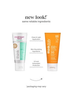 Think Think Tinted Sunscreen for Face, SPF 30, 24.25% Zinc Oxide, 2 Oz, Safe, Natural, Water Resistant Reef Safe Sunscreen, All Skin Tones, Broad Spectrum UVA/UVB Sun Screen for Sun Protection  - Image 2