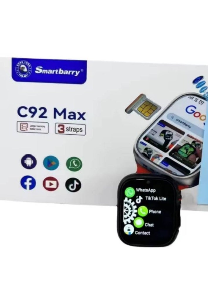 Smart Berry - Smartberry C92 Max Android Sim Smart Watch - Image 1