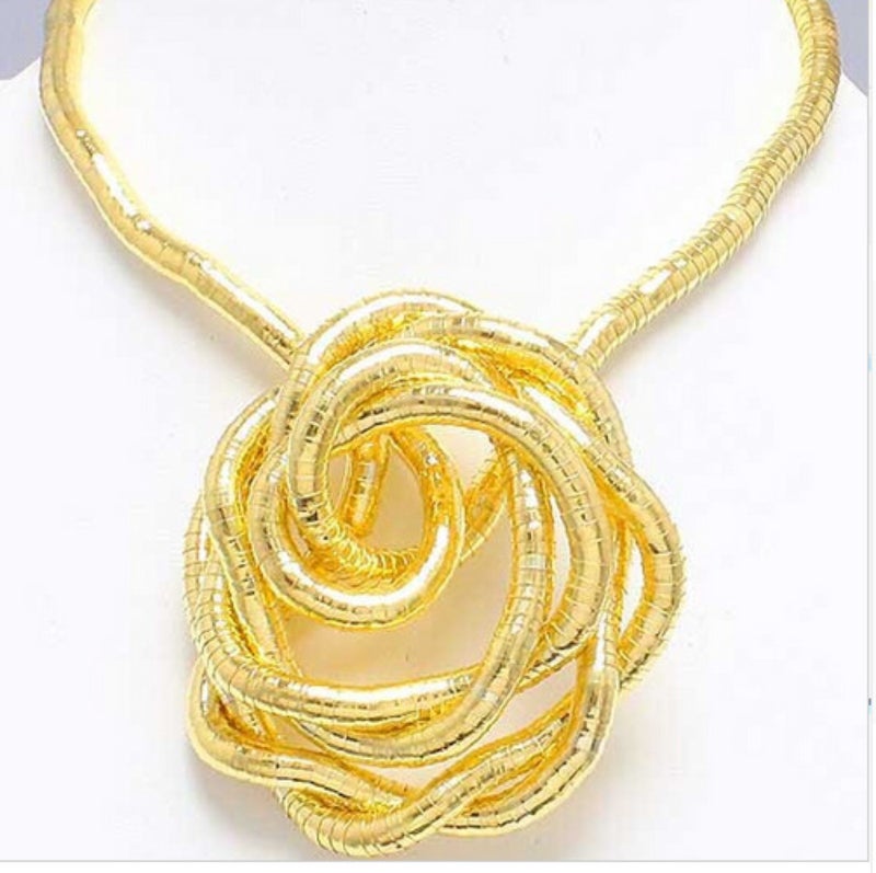 Adjustable coiling snake chain (adjustable necklace, bracelet, waist chain) - Image 1