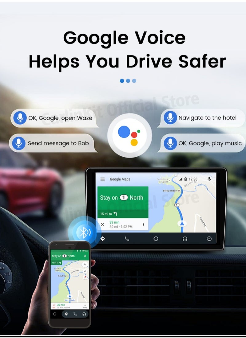 Carlinkit - CarlinKit A2A Wireless Android Auto Dongle Wireless adapter Google assistant Map For 98% Car With Wireless Android Auto 5.8Ghz WiFi Quick Automatic connection FOTA Upgrade - Image 1