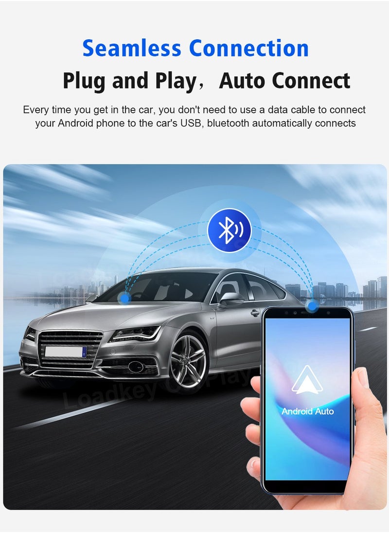 Carlinkit - CarlinKit A2A Wireless Android Auto Dongle Wireless adapter Google assistant Map For 98% Car With Wireless Android Auto 5.8Ghz WiFi Quick Automatic connection FOTA Upgrade - Image 1