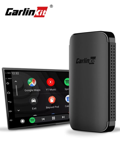 CarlinKit A2A Wireless Android Auto Dongle Wireless adapter Google assistant Map For 98% Car With Wireless Android Auto 5.8Ghz WiFi Quick Automatic connection FOTA Upgrade