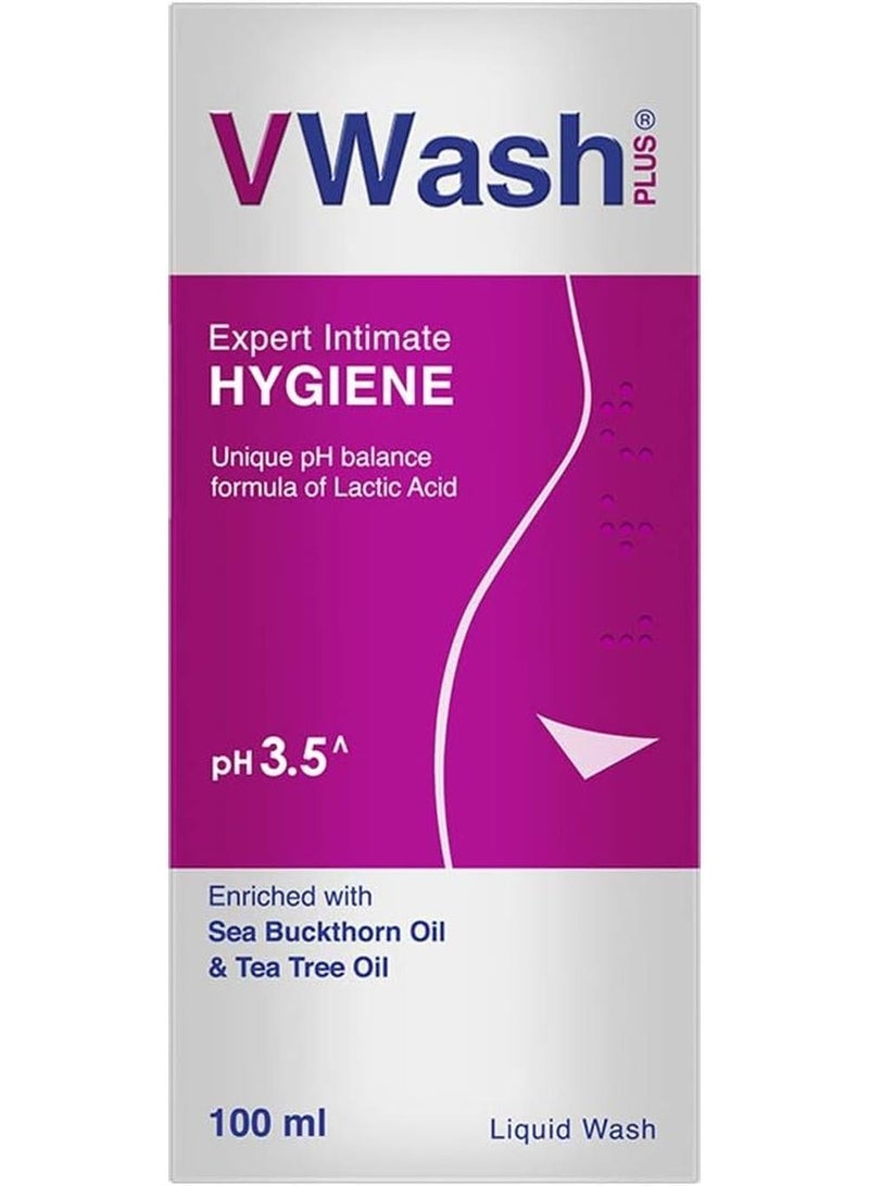 VWash Plus Intimate Hygiene Wash - 100 ml - Image 1