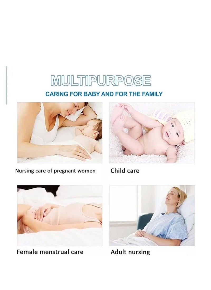 A TO Z A to Z - Disposable Changing Mat size (45cm x 60cm) Large- Premium Quality for Baby Soft Ultra Absorbent Waterproof - Large Pack of 70 - White  - Image 4