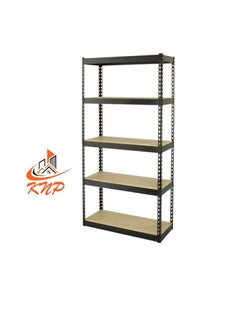 KNP 5-Shelf Rack 86.5 x 35.5 x 183 cm Shelves adjust in 3.8 cm (1-1/2 in) increments Capacity per shelf 320 kg  - Image 3