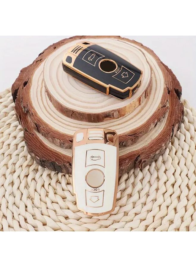 غطاء مفتاح ذكي رمادي من TPU واقي لحالة BMW E60 E61 E70 E81 E87 E90 E91 E92 - Image 4