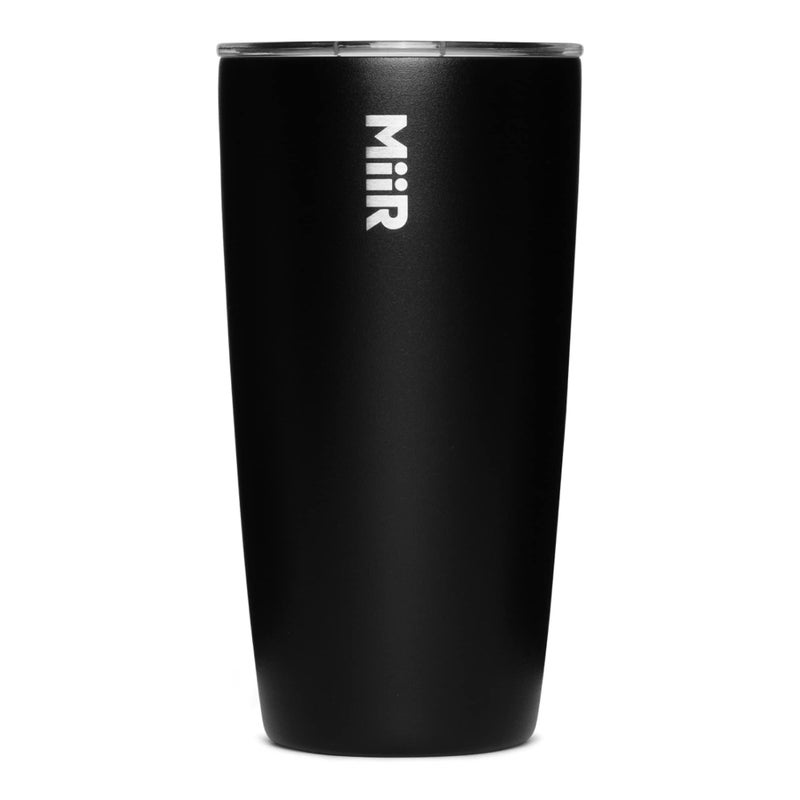 MiiR  Tumbler  Vacuum Insulated  Stainless Steel with Slide Lid  Cup Holder Compatible & BPA Free  Black  16 Fluid Ounces - Image 1