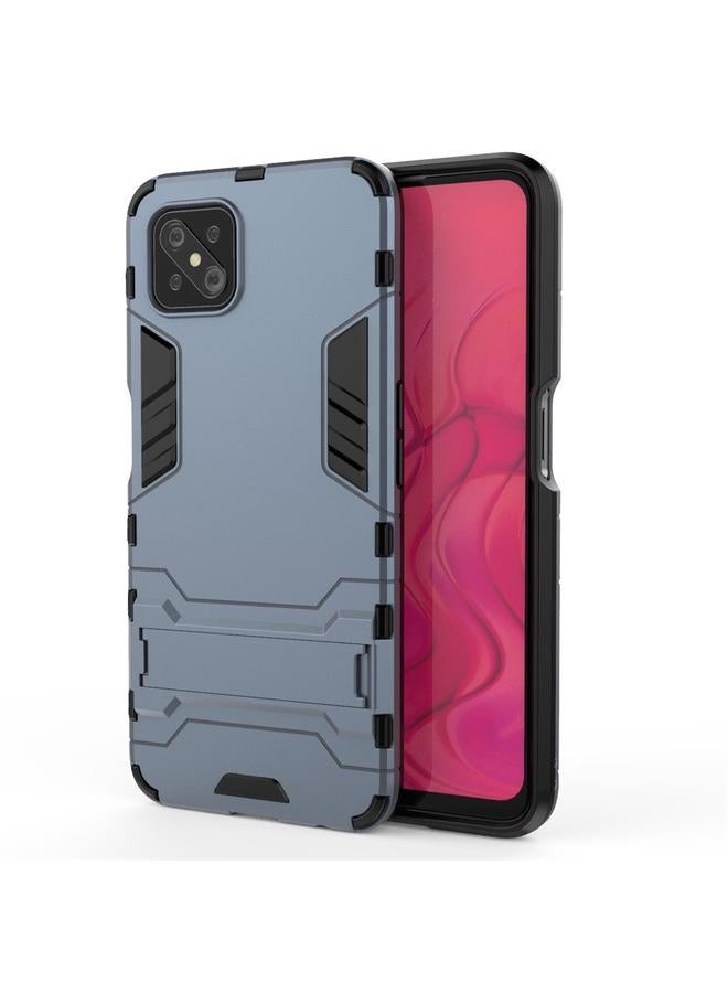 اس-توب جراب لهاتف OPPO A92s مصنوع من مادة PC + TPU مقاوم للصدمات مع حامل غير مرئي - Image 1