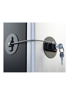 Y&D Highly Secured Refrigerator Lock With Key Black  - Image 1