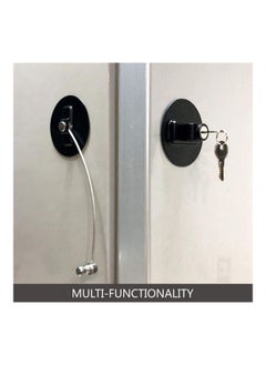 Y&D Highly Secured Refrigerator Lock With Key Black  - Image 4