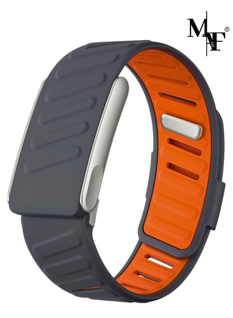 M.A&F's Silicone Sport Band Compatible with Whoop 4.0 Life/MG, One & Peak - Breathable Waterproof and Sweat-proof Sport Wristband for Fitness, Running & Workout 25mm - Image 1