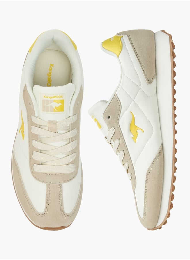 kangaROOS Womens Colourblock Lace-Up Sports Shoes  - Image 1