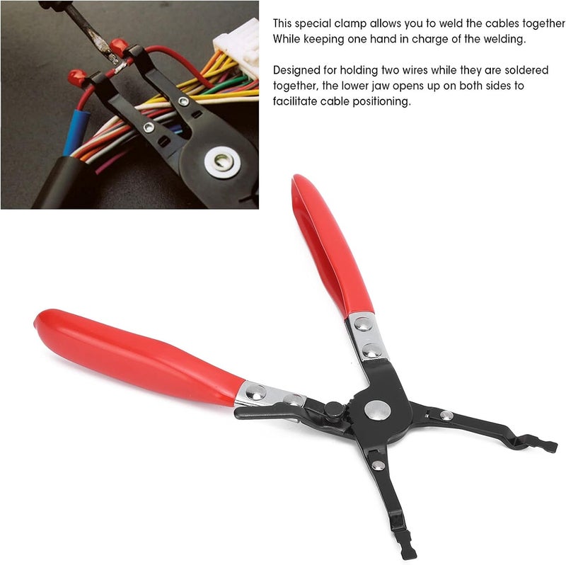 klarako Soldering Plier, Heavy Duty Metal Wire Welding Clamp Pick Up Aid Plier Auto Fixing Repair Tool For Car Vehicle Automobile Maintenance Repairing - Image 2